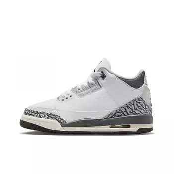 кроссовки Air Jordan 3 RetroHide N Sneak (GS) White/Grey DX6665-100