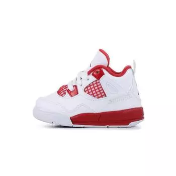 Кроссовки Air Jordan 4 Retro TD Alternate 89 White Black Gym-Red 308500-106