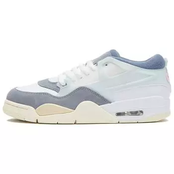 Кроссовки Air Jordan 4 RM Diffused Blue Ashen Slate Unisex, белые призматические-розовые, футбольные-серые FQ7939-101 45
