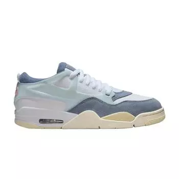 Кроссовки Air Jordan 4 RM Diffused Blue Ashen Slate Unisex, белые призматические-розовые, футбольные-серые FQ7939-101 42