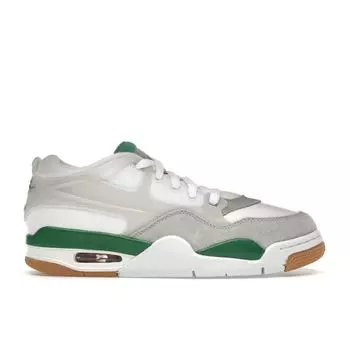 Кроссовки Air Jordan 4 RM Pine Green Unisex, белые, нейтрально-серые, волчьи, серые FQ7939-103 41