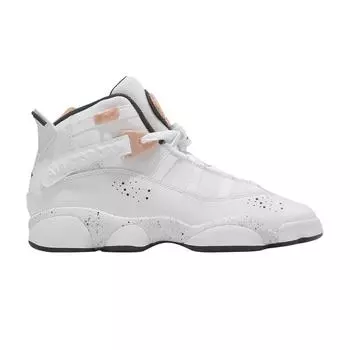 Air Jordan Jordan 6 Rings GS Arctic Orange Детские кроссовки Белый Антрацит 323419-180