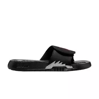 Кроссовки Air Jordan Jordan Hydro 5 Retro Slide GS Black Metallic Kids серебристо-огненно-красные 555511-061 36