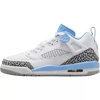 Кроссовки Air Jordan Jordan Spizike Low GS UNC Kids белые University-Blue Wolf-Grey FQ3950-141 36
