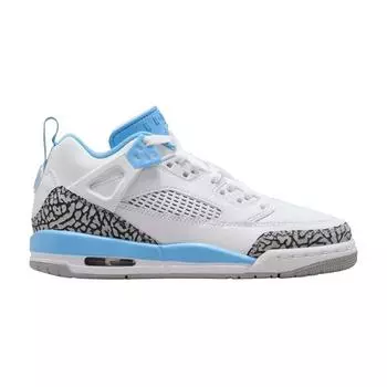 Кроссовки Air Jordan Jordan Spizike Low GS UNC Kids белые University-Blue Wolf-Grey FQ3950-141 37.5