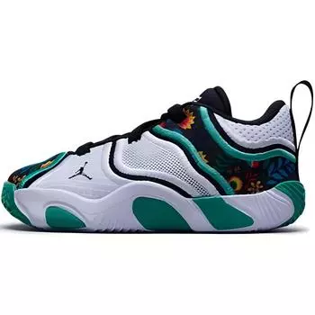 Кроссовки Air Jordan Jordan Tatum 3 TD Welcome to the Garden Alternate Baby Зеленые Белые Черные HF3138-103 25
