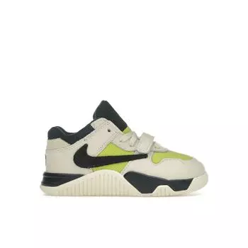 Кроссовки Air Jordan Travis Scott x Jordan Jumpman Jack TR TD Bright Cactus Baby цвета загара, муслин, черный FJ2852-102 25