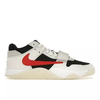 Кроссовки Air Jordan Travis Scott x Jordan Jumpman Jack TR University Red Unisex, белые, парусно-черные, FZ8117-101 40.5
