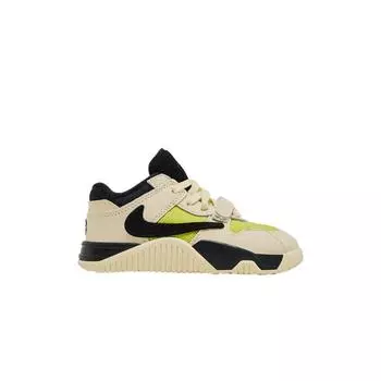 Кроссовки Air Jordan Travis Scott x Jordan Jumpman Jack TR TD Bright Cactus Baby цвета загара, муслин, черный FJ2852-102 22