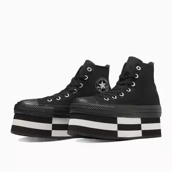 кроссовки All Star Chunky Block ALL STAR CHUNKYBLOCK HI Черный см [Converse] Толстая подошва 24.5 чёрный