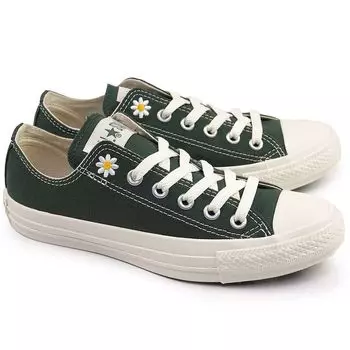 Кроссовки ALL STAR DAISIES OX Зеленые см [Converse] 26.0 зелёный