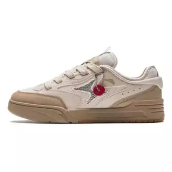 Кроссовки Anta Aojie Non-Slip Breathable Low-Top для скейтбординга, женские кроссовки бежево-коричневого цвета 922418071-5 36