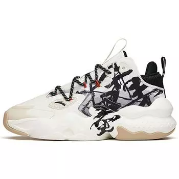 Кроссовки Anta Badass Weifeng 2 Low-Top с сцеплением и теплом, женские кроссовки, белые, черные, серые 112148080-7 40.5