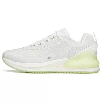 Кроссовки Anta C37+ Running Series с мягкой подошвой и низким верхом, светящиеся в темноте, женские кроссовки белого и зеленого цвета 922045537-7 38