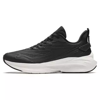 Кроссовки Anta Cloud Trail Round Toe Lace-Up, универсальные, удобные, амортизирующие, износостойкие, с низким верхом, мужские, кроссовки, черные, белые 112415522-11 43