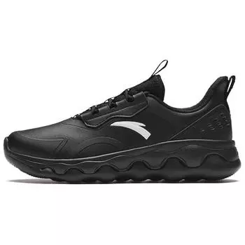 Кроссовки Anta Comfortable Classic Durable Low-Top для бега, женские, черные, 922235573-6 37.5