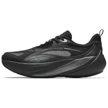 Кроссовки Anta Comfortable Shock Absorbing Non-Slip Durable Low Top Casual Running Shoes Women sneakers Black Silver 922445513-4 37.5