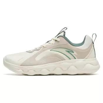 Кроссовки Anta Comfortable Shock Absorbing Non-Slip Durable Low-Top для бега для мужчин, белые, серые, зеленые, 112245574-2 42