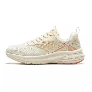 Кроссовки Anta Light Year Retro Running, дышащие, амортизирующие, прочные, с низким верхом, повседневные, женские, светло-бежевые, 922425505-2 35.5