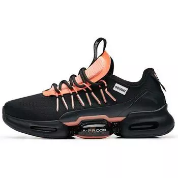Кроссовки Anta Seeed Full-Length Air Cushion Sports Low-Top для бега, женские кроссовки, черные, красные, 92935505-2 36