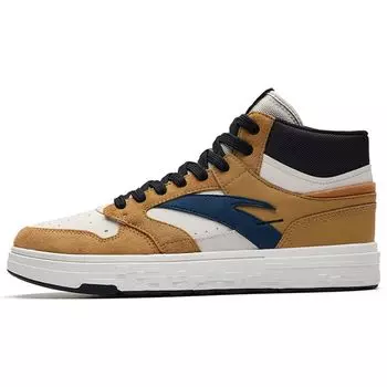 Кроссовки Anta Street Style High-Top Skate Shoes для мужчин, черные, коричневые 112238065-3 41