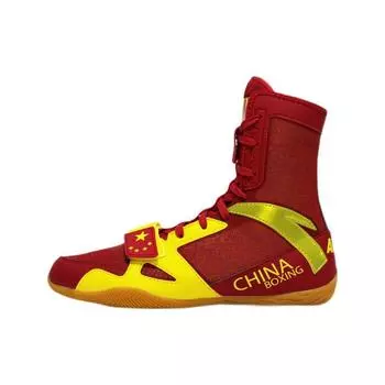 Кроссовки Anta Training Series из синтетической кожи для профессиональной борьбы, нескользящие, износостойкие, легкие, с высоким верхом 41131304-1 36