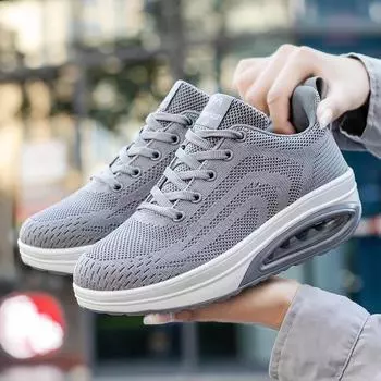 Кроссовки BKQU женские белые туфли для женщин Air Sports Casual Platform Mens Sport Shoes Tenis Masculino 35