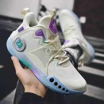 Кроссовки больших размеров баскетбольные кроссовки новые спортивные мужские и женские баскетбольные кроссовки для единоборств длиной до середины голени 35