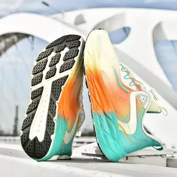 Кроссовки большого размера для мужчин и женщин, спортивная обувь для бега, летние кроссовки, спортивная обувь с сеткой, мягкая амортизирующая дышащая обувь 36