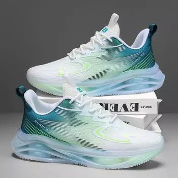 Кроссовки большого размера, дышащая обувь Tide, мужская обувь, спортивная обувь с прозрачной подошвой 39