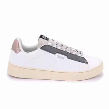 Кроссовки Box с узором под кожу крокодила и эффектом блестящей замши Женщина COLMAR 36 белый