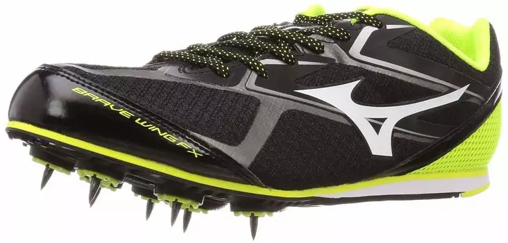 Кроссовки Brave Wing FX Wide Black x White x Flash Yellow 3 см [Mizuno] 23.0