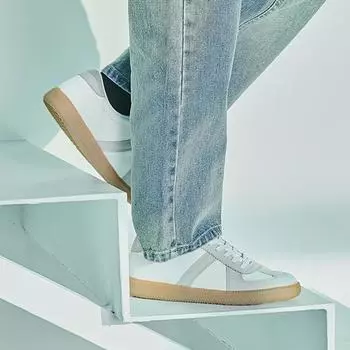 Кроссовки BSC T by Clash 888 Schalke German Army Vintage White-Street 230