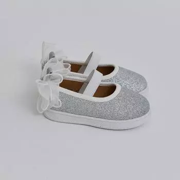 Кроссовки Byeolha для девочек Baby Jam, серебро-1932 130