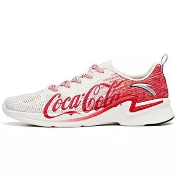 Кроссовки Coca-Cola, Anta Coca-Cola X Anta Hydrogen Run 2 Low-Top женские кроссовки красные белые 122025540-9 35.5