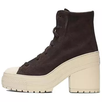 Кроссовки Converse Chuck 70 De Luxe Heel Platform High Coffee Break Unisex, коричневые, Fresh-Brew A11542C 37.5