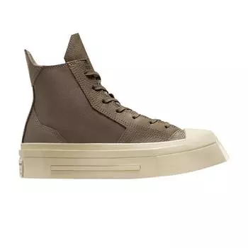 Кроссовки Converse Chuck 70 De Luxe Squared High Coffee Break Unisex, классические коричневые с серо-коричневым оттенком, мисо-глазурь A10420C 36.5