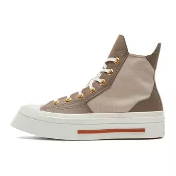 Кроссовки Converse Chuck 70 De Luxe Squared High Mud Mask Nutty Granola Unisex серые Egret A06430C 46.5