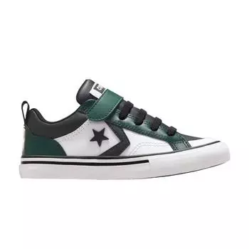 Кроссовки Converse Pro Blaze EasyOn Low PS Green Envy Kids черные белые A09332C 28