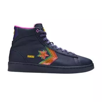 Кроссовки Converse Pro Leather High Heart of the City - Shanghai Unisex Blue Obsidian Hyper-Magenta 170237C 36
