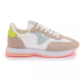 Кроссовки Cosmos из парусины с зубчатой подошвой Женский VICTORIA 38 светло-серый