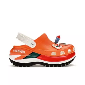 Кроссовки Crocs 7-Eleven x Mega Crush Clog Оранжевые унисекс 208273-810 36-37