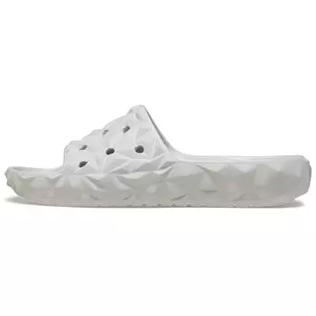 Кроссовки Crocs Classic Geometric Slide 2.0 Atmography Unisex Белые 209608-1FT 37-38