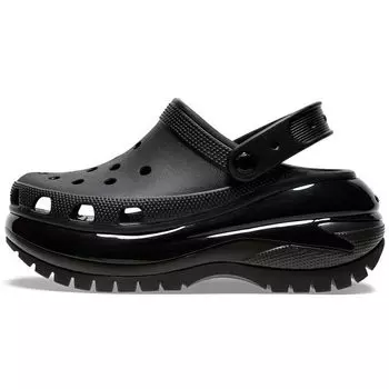 Кроссовки Crocs Classic Mega Crush Clog Черные унисекс 207988-001 37-38