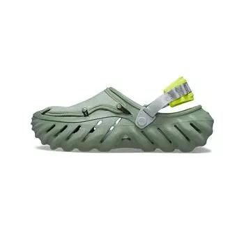 Кроссовки Crocs Echo Ripstop Clog Moss Unisex, зеленые, многоцветные 210334-3WP 38-39