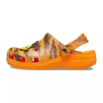 Кроссовки Crocs Jurassic World x Classic Clog Toddler Orange Zing Baby 208848-83A