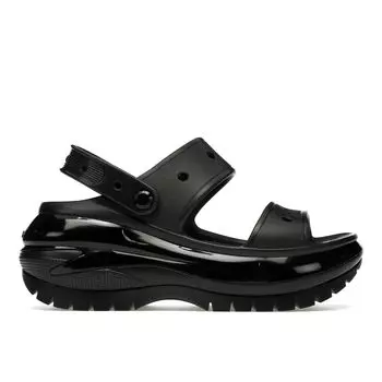 Кроссовки Crocs Mega Crush Sandal Черные женские 207989-001 39-40