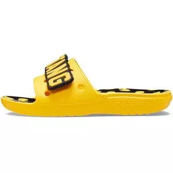 Кроссовки Crocs Wu-Tang Clan x Classic Slide Желтые унисекс 207760-731 39-40