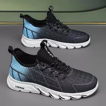 Кроссовки CYYTL повседневная обувь для мужчин на открытом воздухе летние сетчатые дышащие беговые теннисные на платформе спортивные походные дизайнерские роскошные мокасины 39