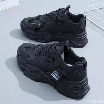 Кроссовки Dad Chunky, повседневные вулканизированные туфли, женские зимние кроссовки на высокой платформе, женские белые кроссовки Basket на шнуровке 2024 35 хаки